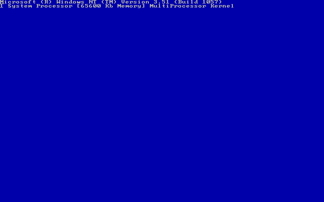 Blue screen of... life!
